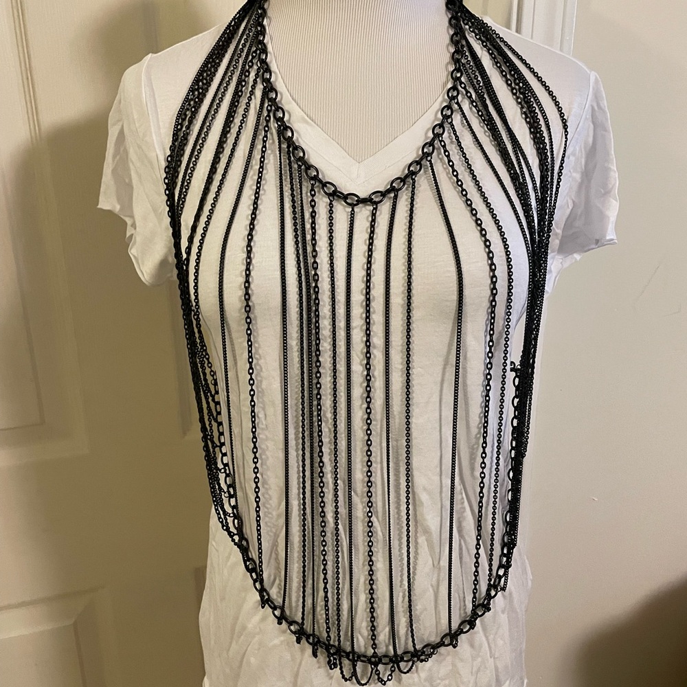 Stunning Cornelia Webb draped chain vest/Body chain , NWOT